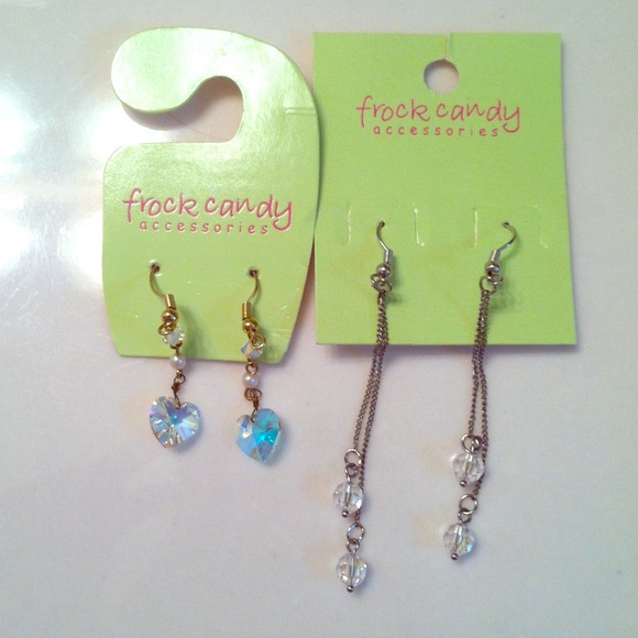 NWT Frock Candy Earrings: Set of 2.