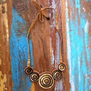 Black and gold necklace