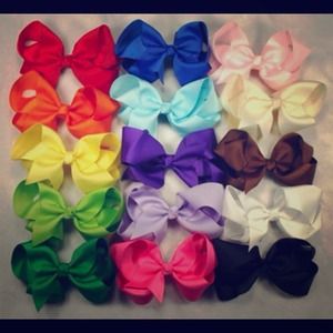 Large bow clips