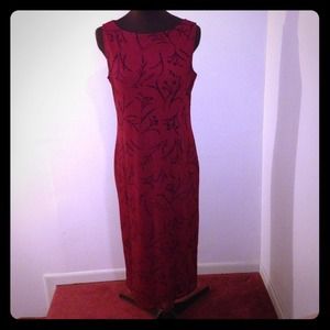 Red and Black Dress sz S