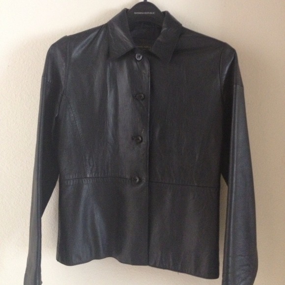 Leather Coat - in modern Blazer silhouette