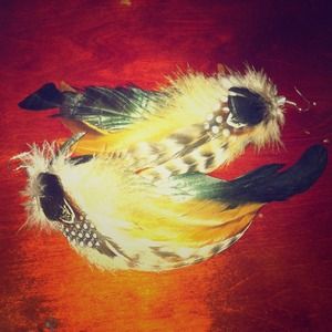 Urban Outfitters Feather Earrings
