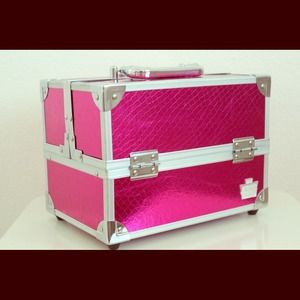 Cute pink makeup case