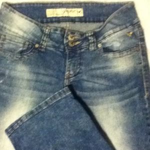 hardly worn blue jeans