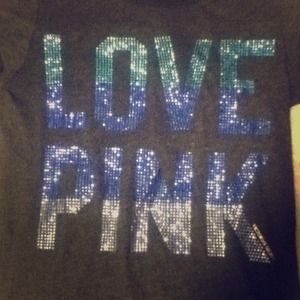"love pink" shirt