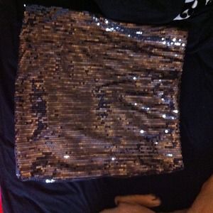 Sequin body con skirt