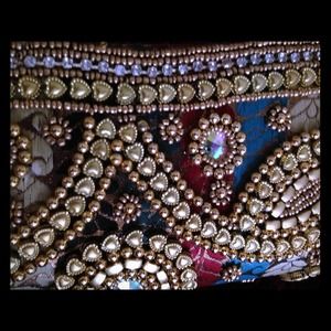 Elegant embroidered purse