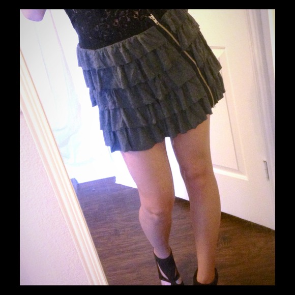 Rhapsody brand tiered skirt.
