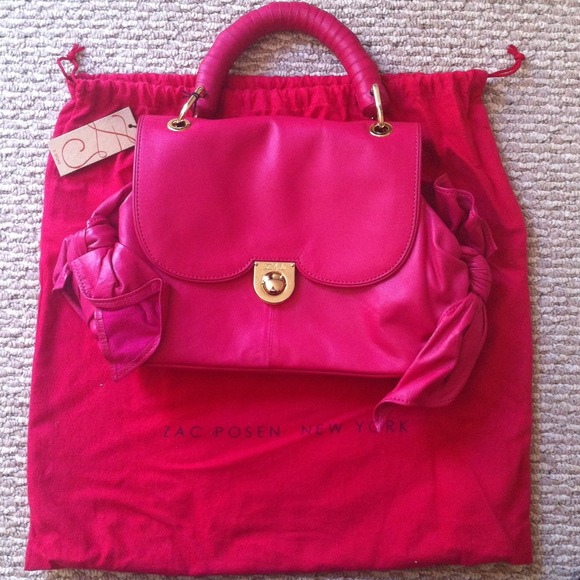 Z spoke by Zachary Posen tie-side leather tote