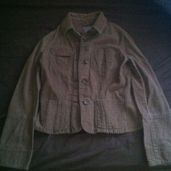 Brown blazer coat size medium