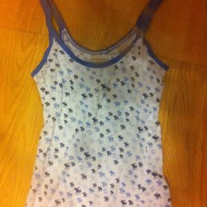 Abercrombie moose print tank top