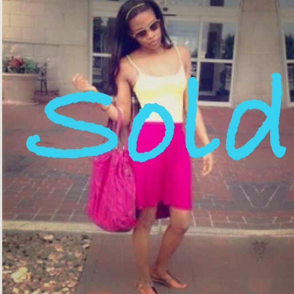 ⚠️SOLD⚠️ Burgundy Hi Low Skirt