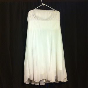 White prom dress