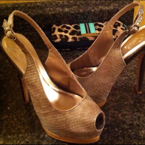 Open Toe Heels - Picture 2 of 2