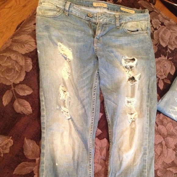 Guess ripped jeans