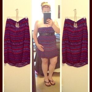 Short Print dress💗💜