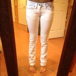 Standerd white straight leg jeans
