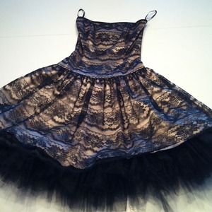 A party black and Gold dress