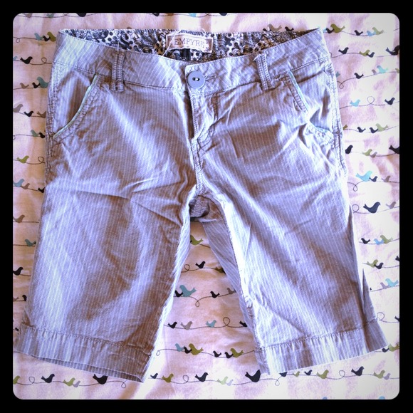 SOLD Pinstripe long shorts