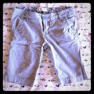 SOLD Pinstripe long shorts