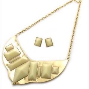Gold bold necklace pre order only