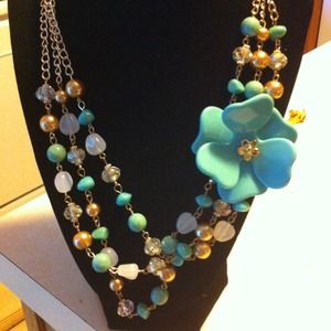 Blue/ green necklace