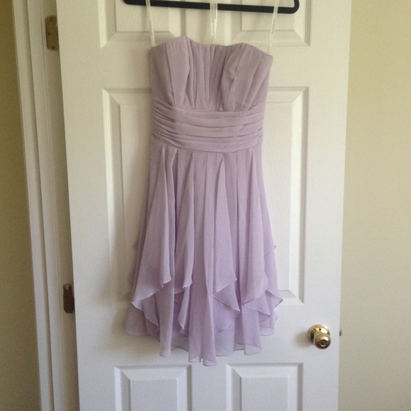 David's Bridal light purple dress - Picture 1 of 4