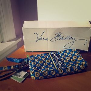 Riviera Blue Wristlet (Retired Pattern) NEVER USED