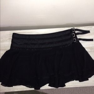 🚫Sold🚫Bebe Chiffon Mini Skirt