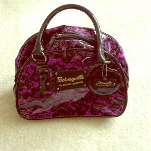 Betsey Johnson Bowler Purse