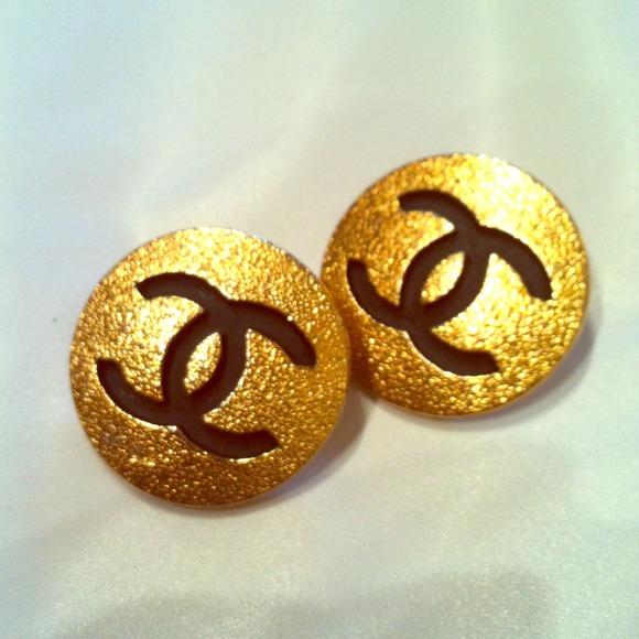 Pierced Vintage Chanel earrings