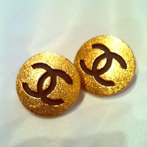 Pierced Vintage Chanel earrings