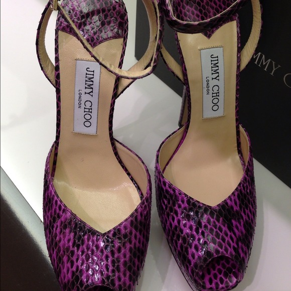 ☀SOLD☀Jimmy Choo platform heels. Size 38 1/2. - Picture 3 of 4