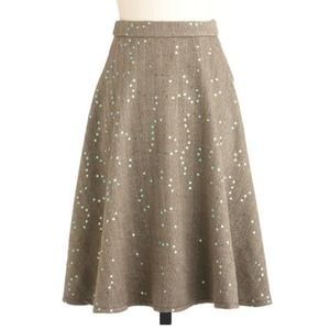 Modcloth Soirée Among the Stacks Skirt
