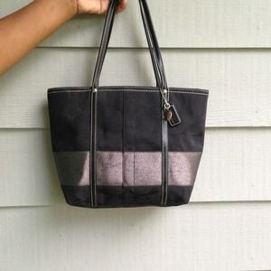 Black Coach purse.