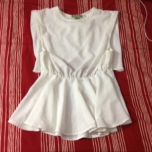 White Bloom Season Open Back Dress