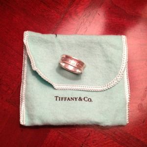 Authentic Tiffany sterling silver ring