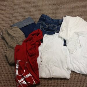 5 shirt and jeans bundle