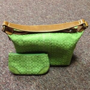 Authentic NWOT Coach Purse with matching wallet!