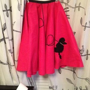 Vintage 50's poodle skirt used