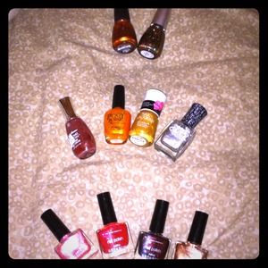 Assortment of nail polish