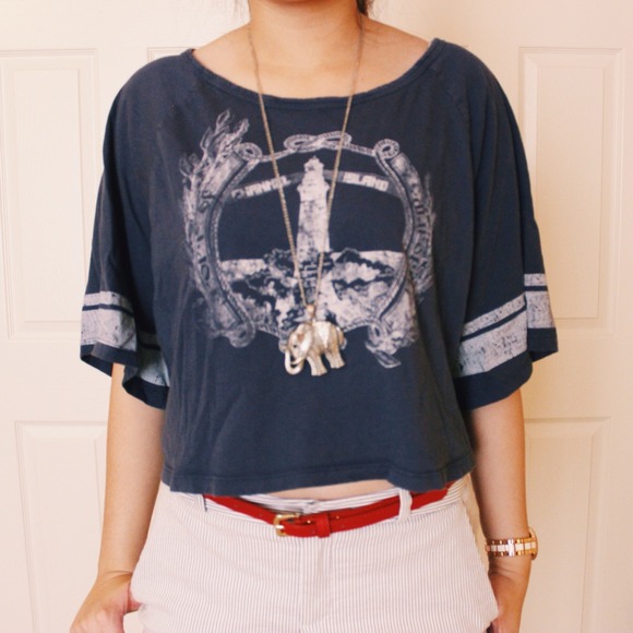 Light house Crop Top - Picture 1 of 4