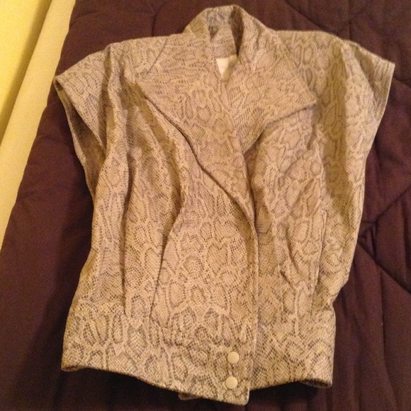 Leather Jacket Animal Print