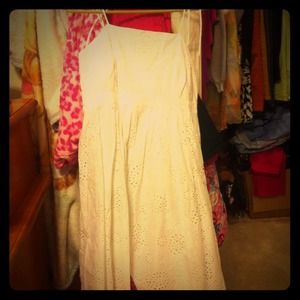 💕Very Cute white crochet dress💕