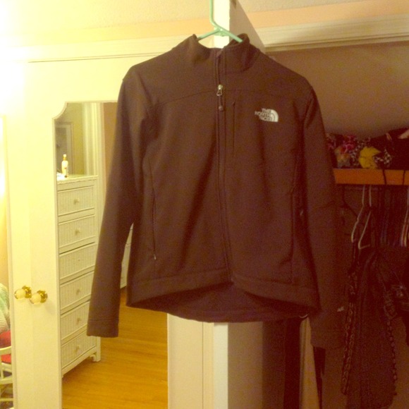 Brown north face jacket