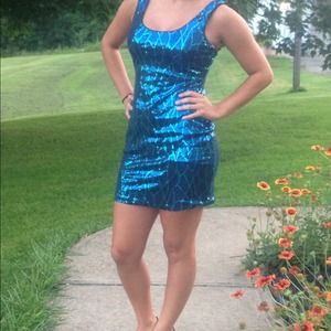 Cute mermaid scale dress!
