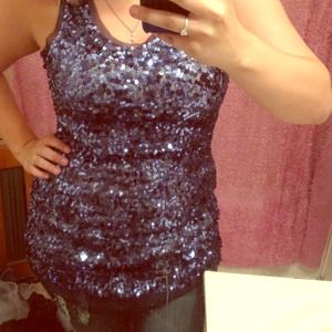 Sequin top