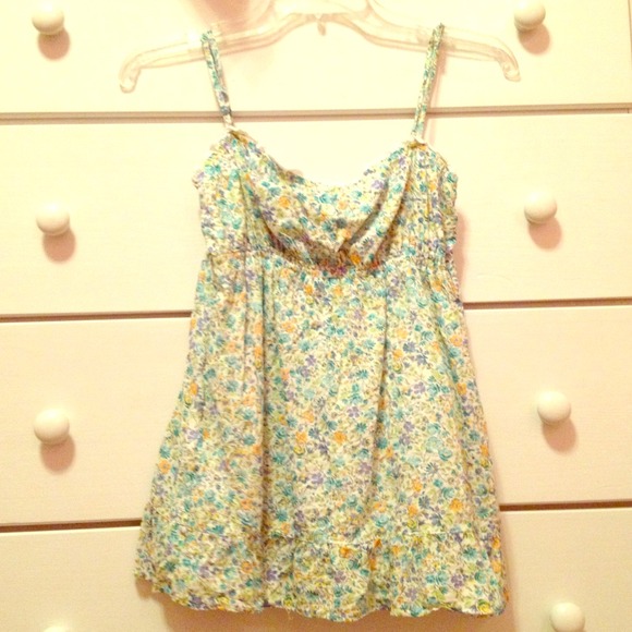 Precious floral baby doll top