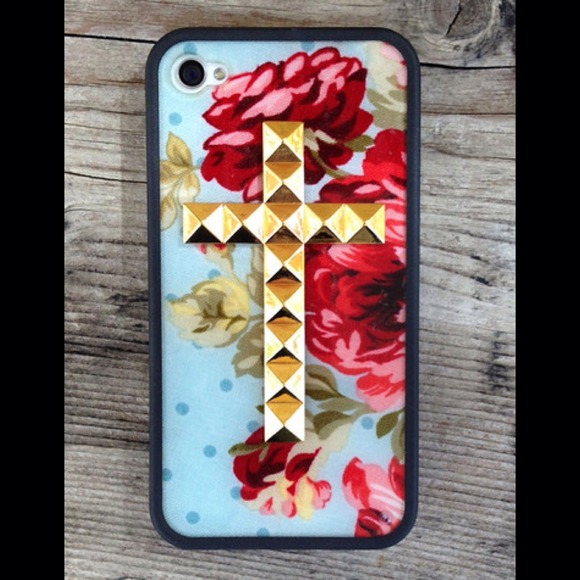 Blue Floral Wildflower iPhone 4/4s Case