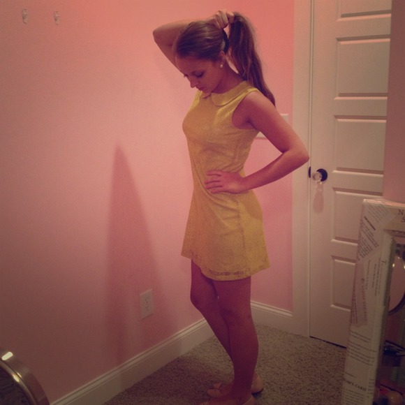 Mustard dress